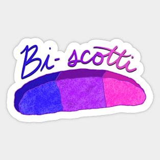 Bi-scotti Sticker